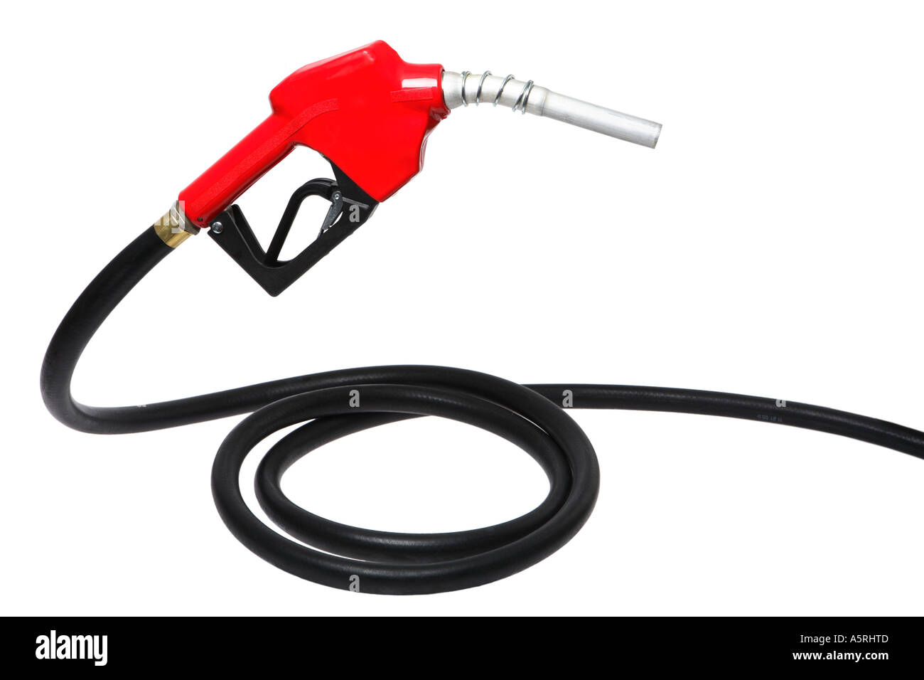 Gasoline nozzle and gas hose Stock Photo Alamy