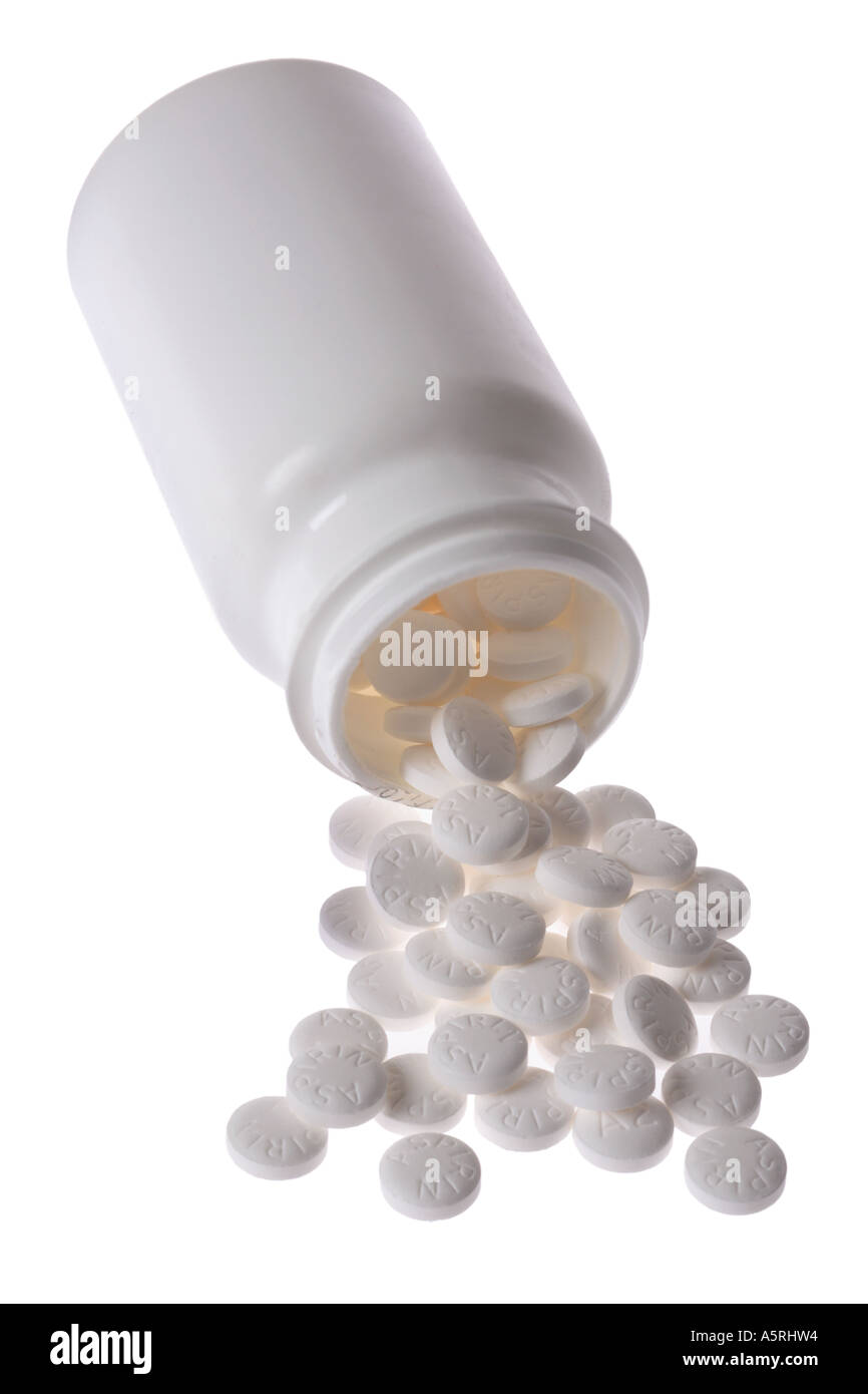 Bottle of Aspirin Stock Photo Alamy