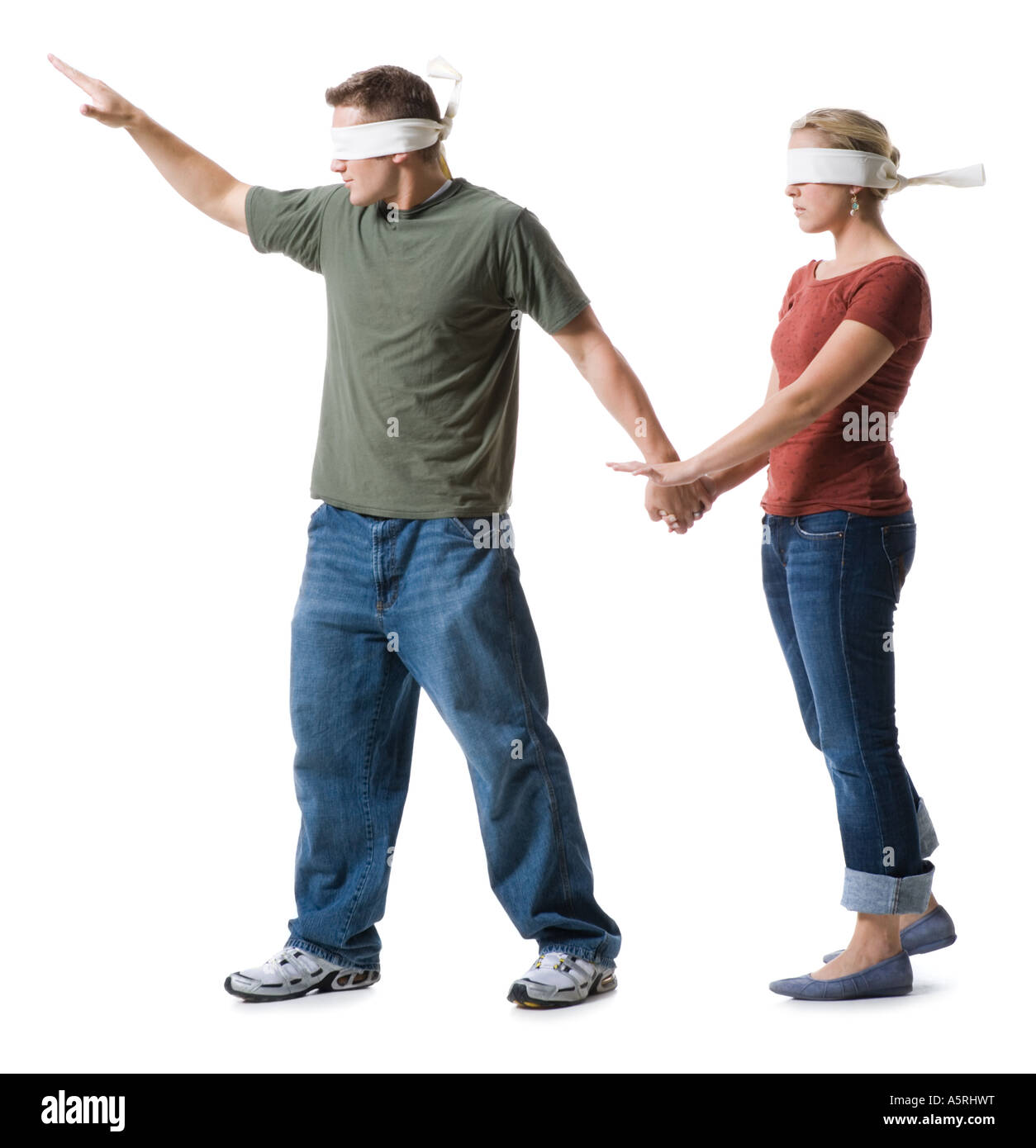 Blindfolded person Stock Photos - Page 1 : Masterfile