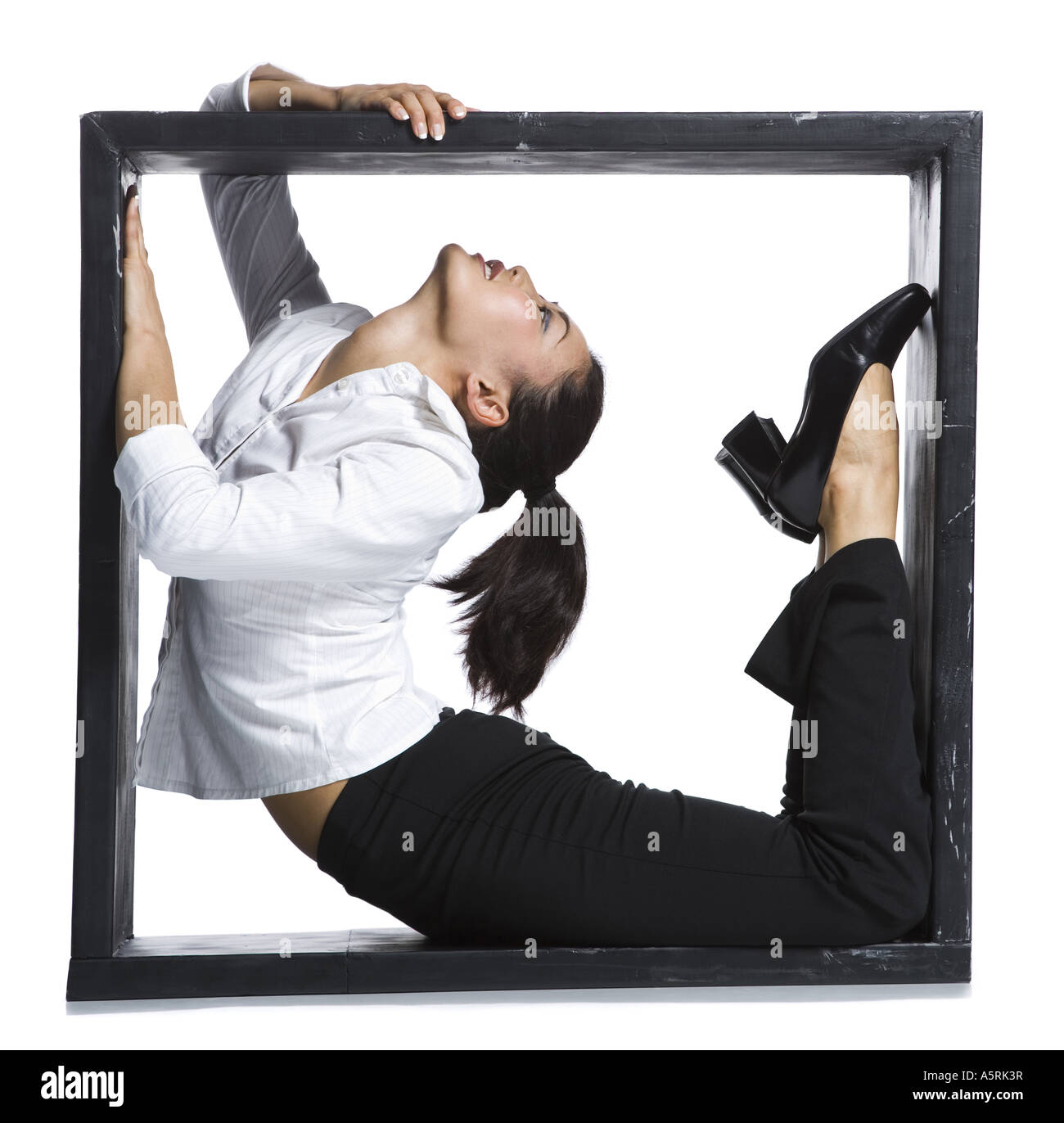 Contortionist and box hi-res stock photography and images