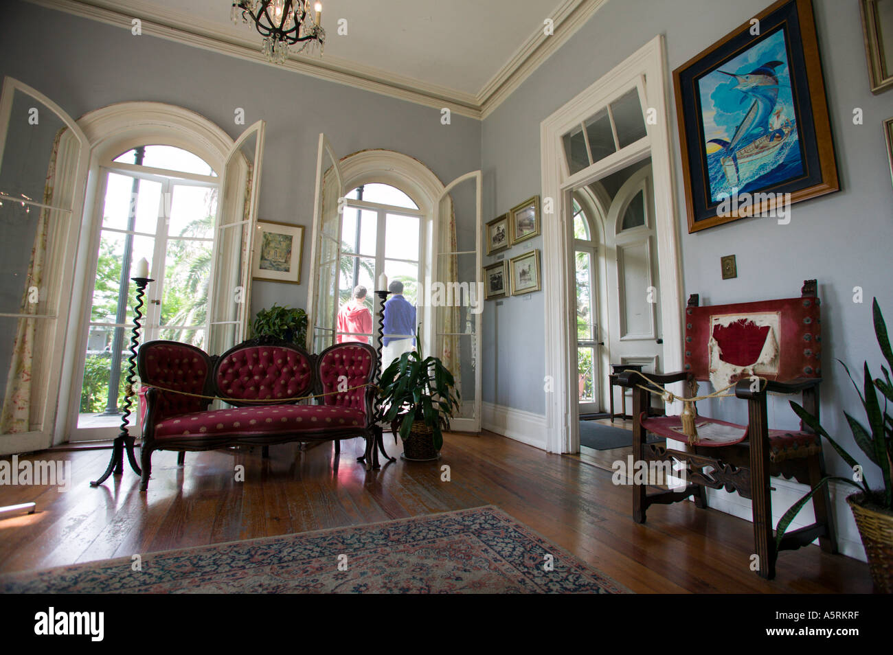 Ernest Hemingway Residence Key West Florida Stock Photo Alamy