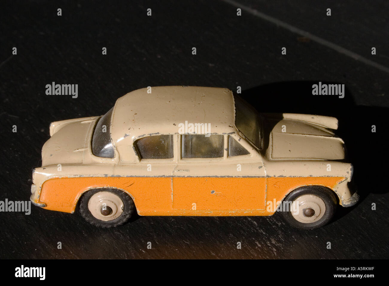 British Dinky Toys Sunbeam Rapier No 166 from the early 1960s Stock Photo