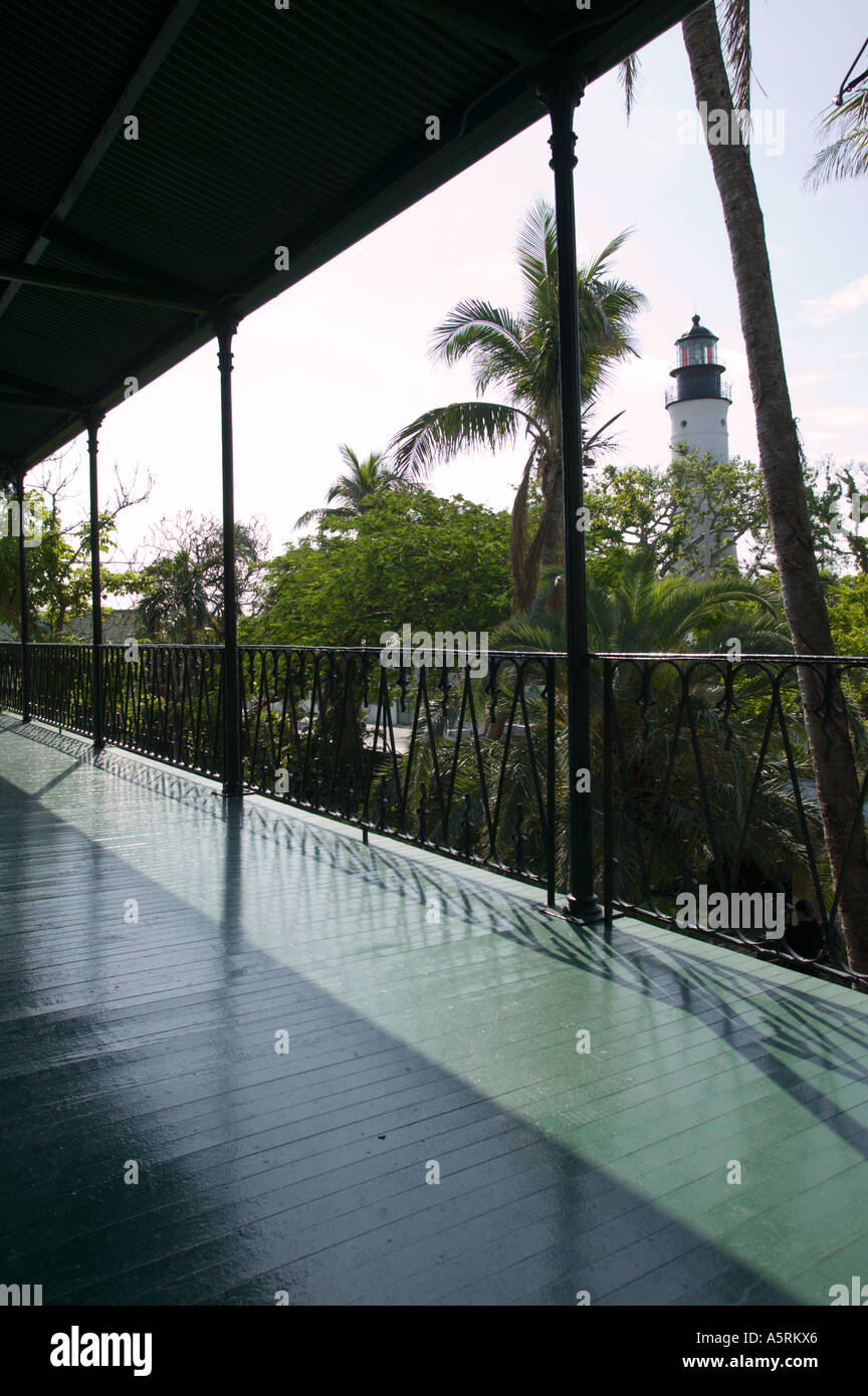 Ernest Hemingway Residence Key West Florida Stock Photo Alamy