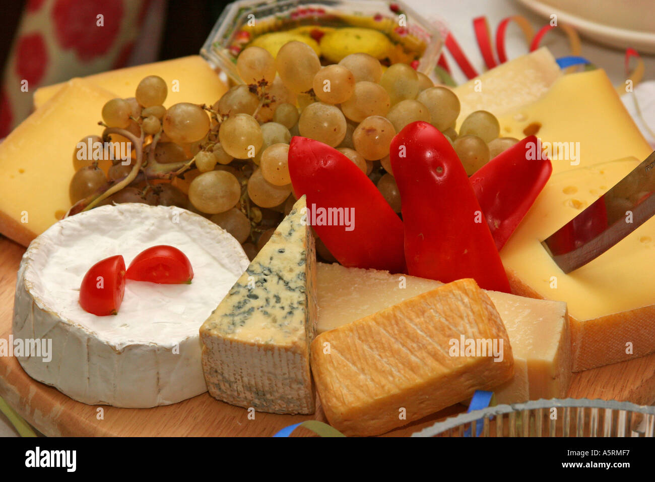 cheese buffet Stock Photo