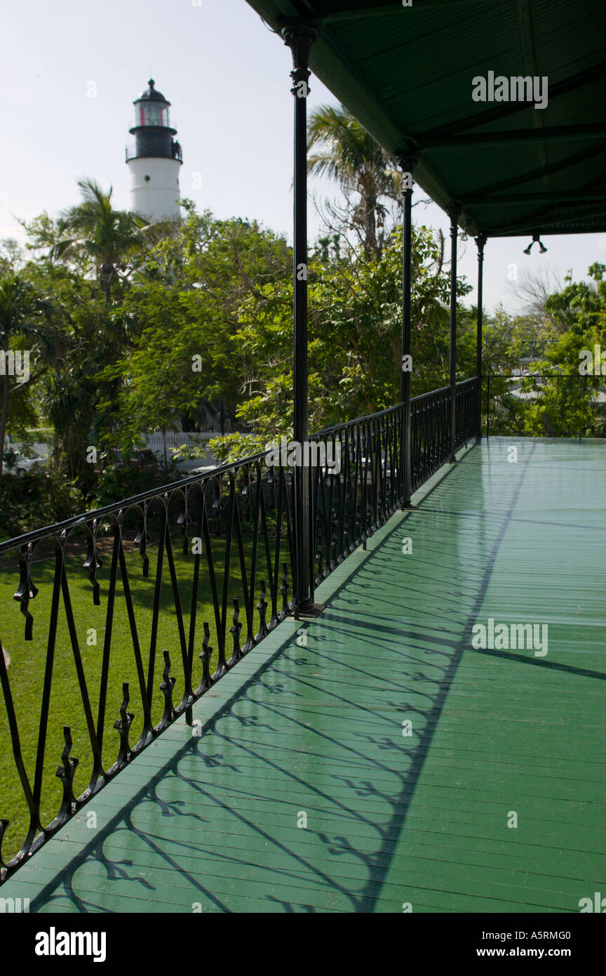 Ernest Hemingway Residence Key West Florida Stock Photo Alamy