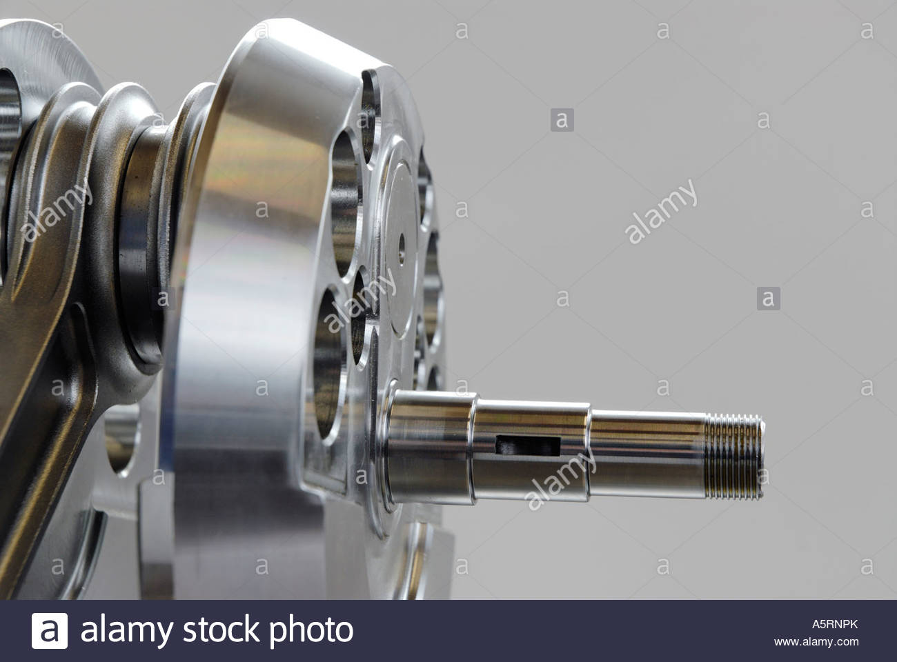 classic Vincent motorcycle crankshaft Stock Photo 11375322 Alamy