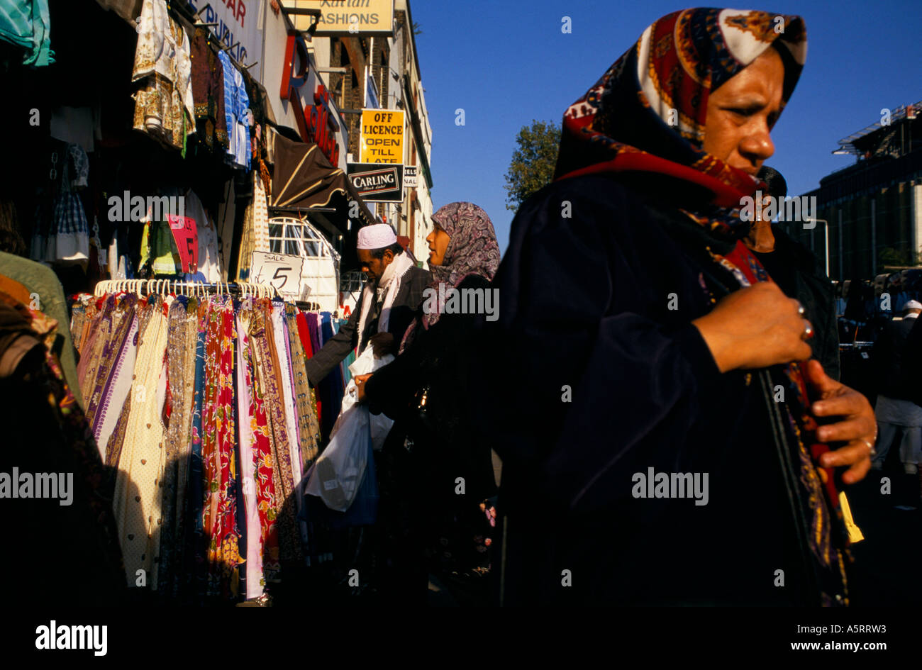 LONDON S EAST END BENGALI CLOTHES SHOP WHITECHAPEL ROAD Stock Photo Alamy