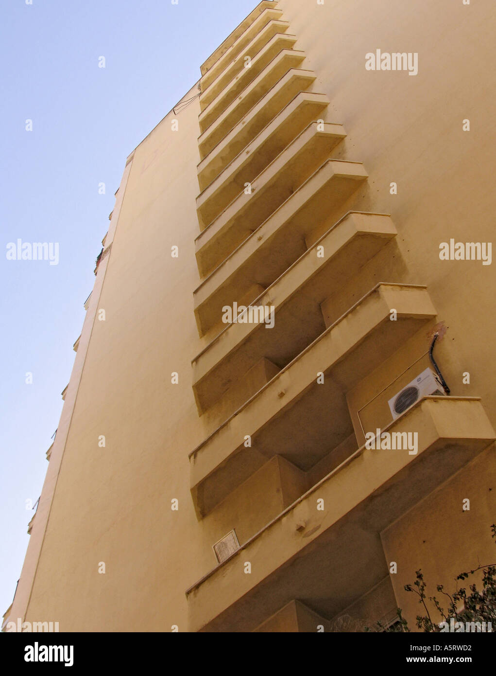 Building and balconies Stock Photo - Alamy