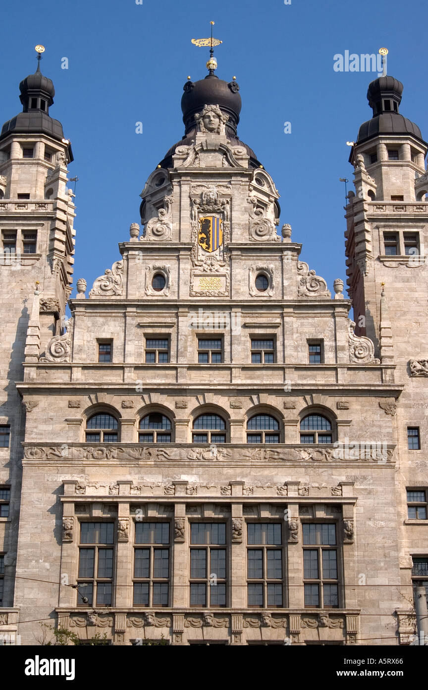 New Town Hall Leipzig Germany Stock Photo Alamy