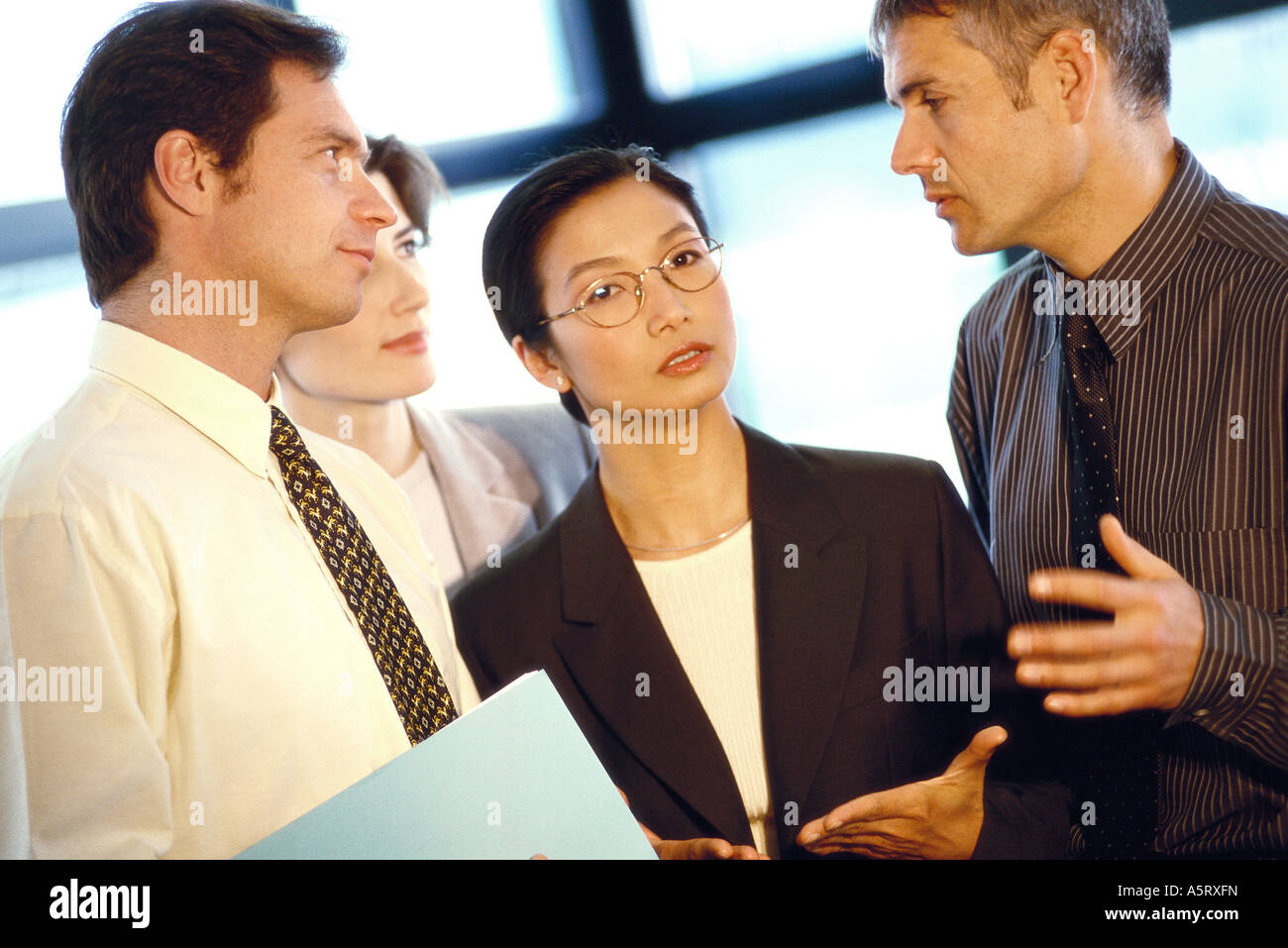 Businessman businesswoman other ties hi-res stock photography and ...