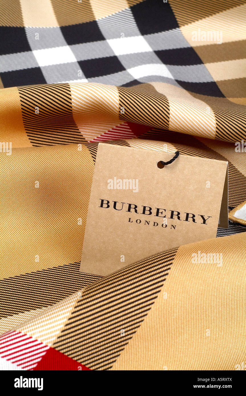 Burberry scarf Stock Photo Alamy