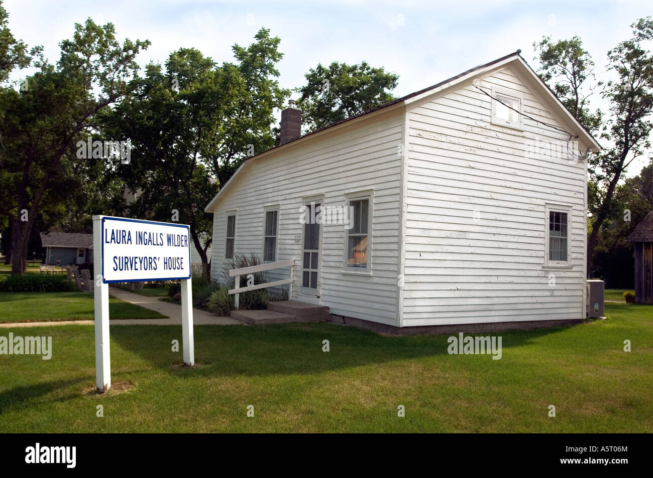 The Surveyors House where Laura Ingalls Wilder and her family spent