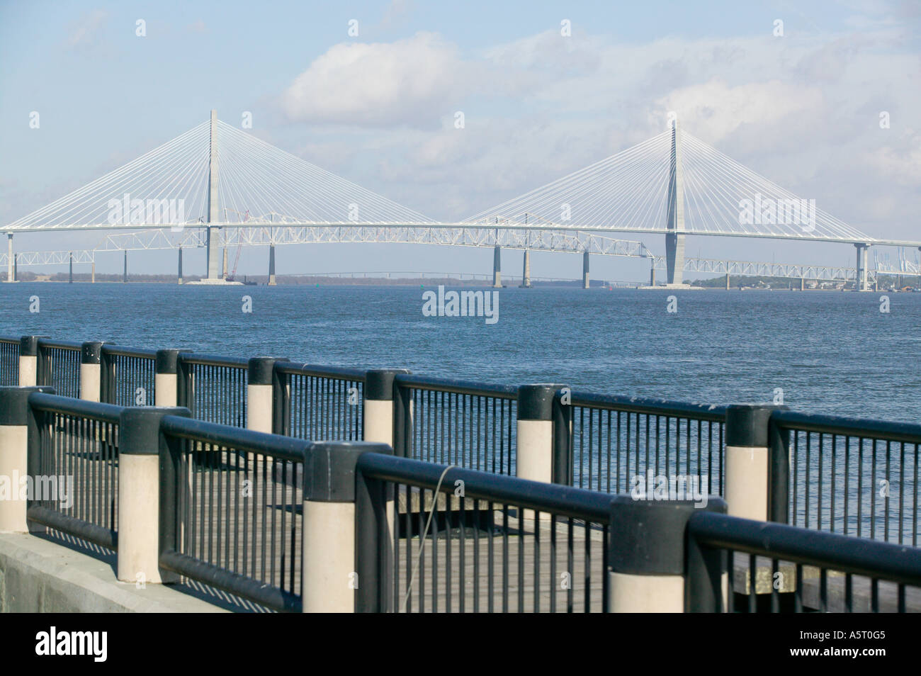 Arthur Ravenel Jr Suspension Bridge over Cooper River Opened 2005