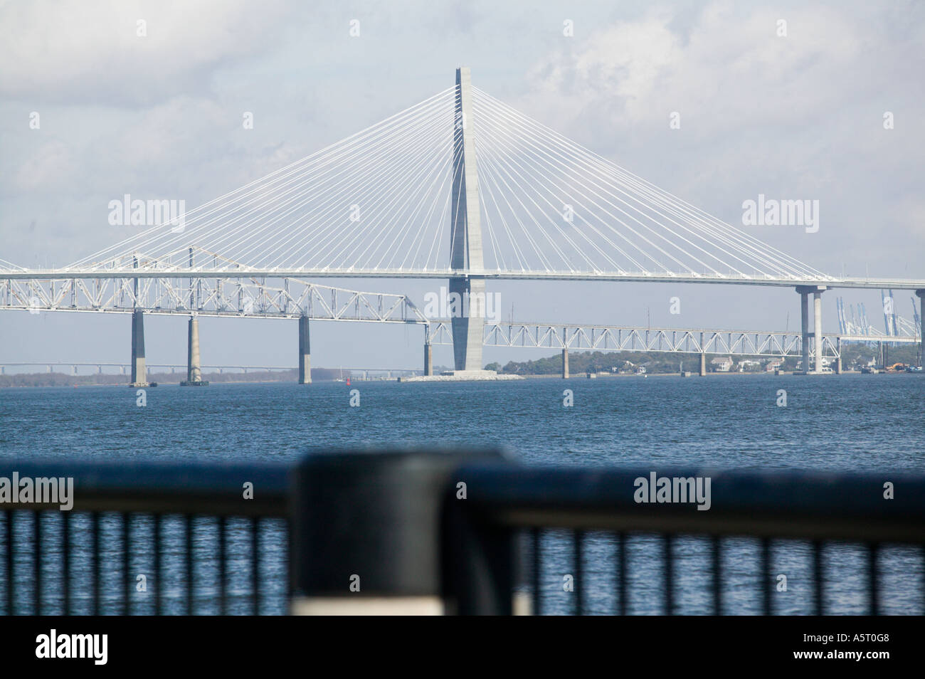 Arthur Ravenel Jr Suspension Bridge Charleston Stock Photo Alamy