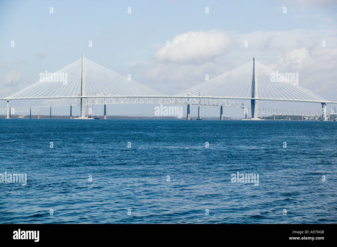 Arthur Ravenel Jr Suspension Bridge Charleston Stock Photo Alamy