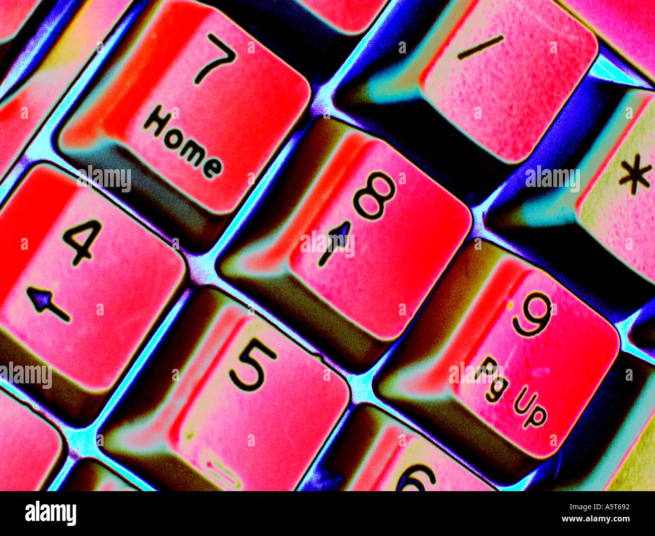 calculator keys Stock Photo