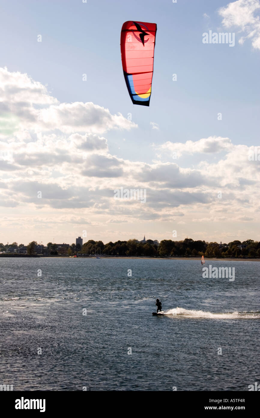 Surf top sailing kite