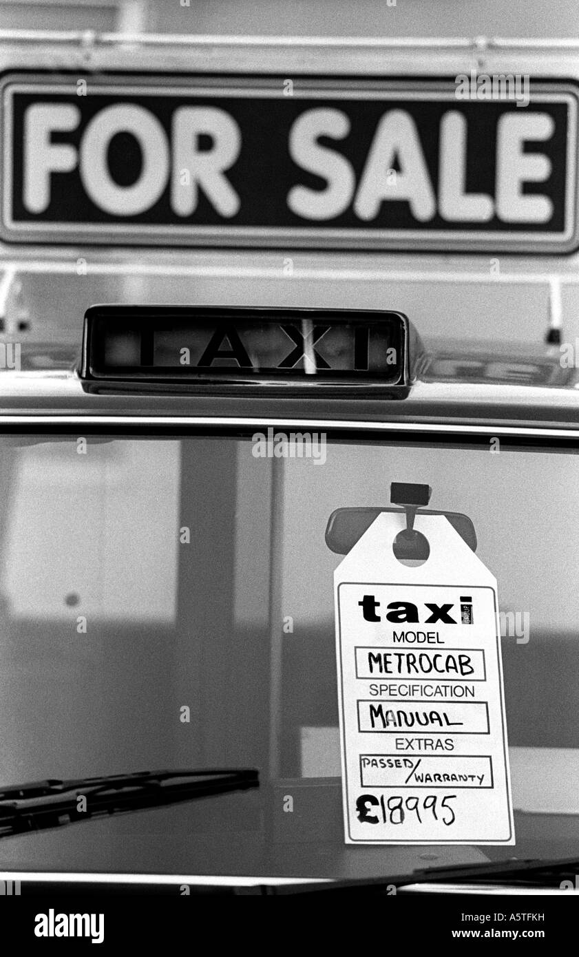 Second cab for sale  at Royal Oak, Paddington Stock Photo