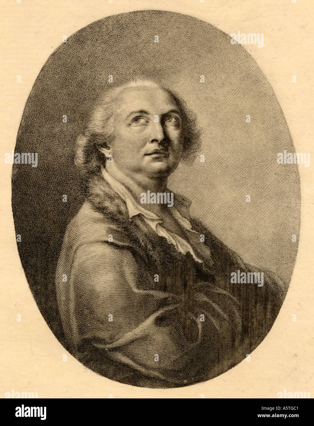 Count Alessandro di Cagliostro, aka Guiseppe Balsamo or Joseph Bálsamo, 1743 - 1795. Italian occultist, adventurer, magician and freemason. Stock Photo