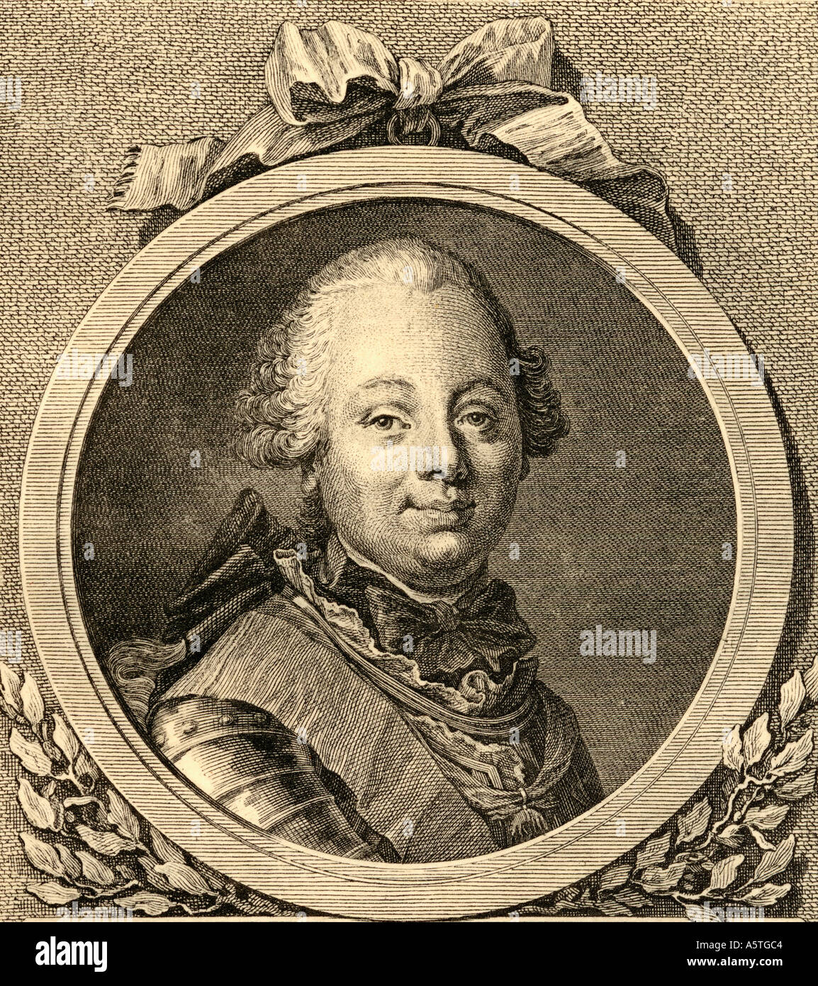 Etienne-Francois, Marquis de Stainville, 1er Duc de Choiseul, 1719 -1785. French military officer, diplomat and statesman. Stock Photo