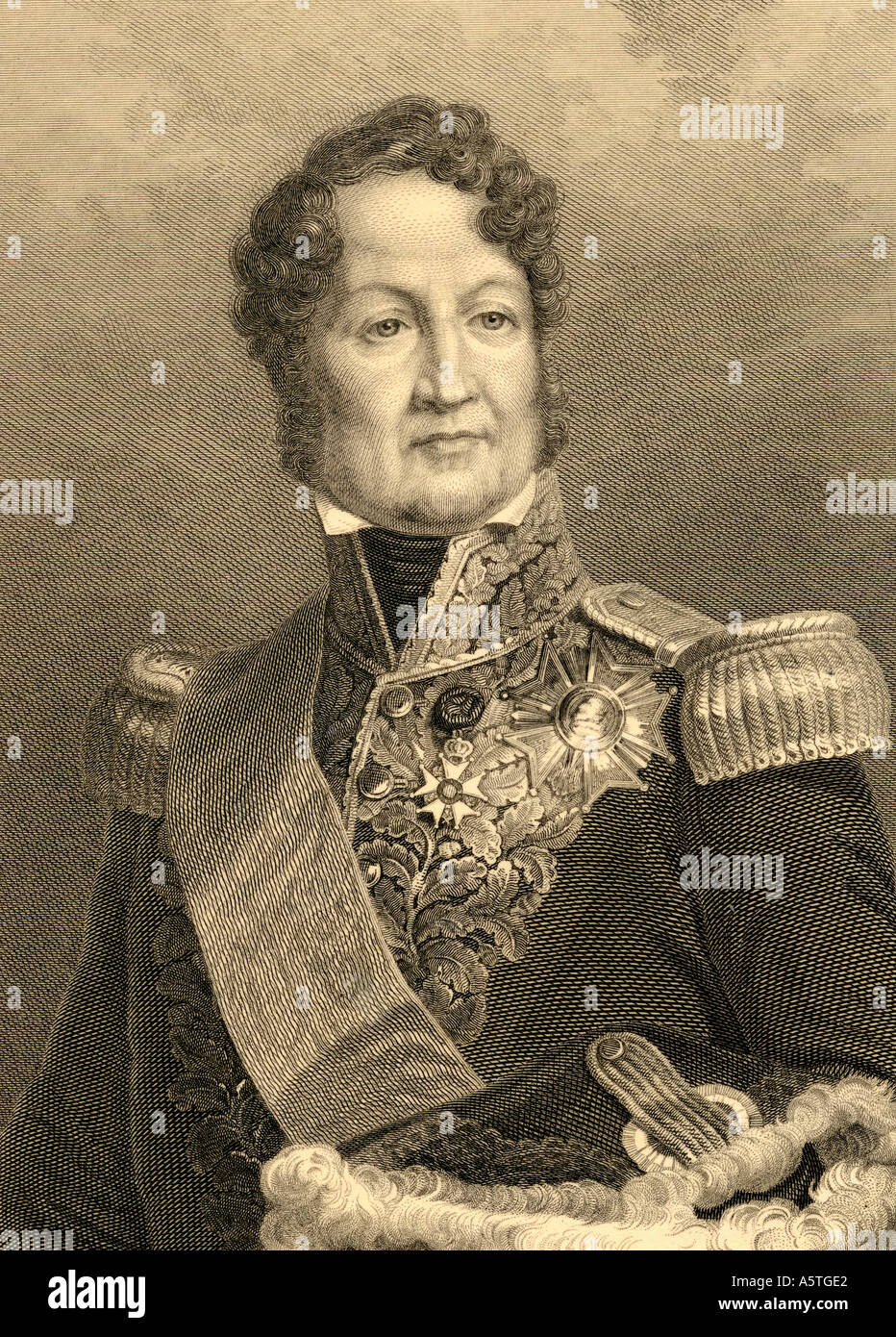 Louis Philippe I, 1773 -1850.  King of the French, 1830 - 1848. Stock Photo