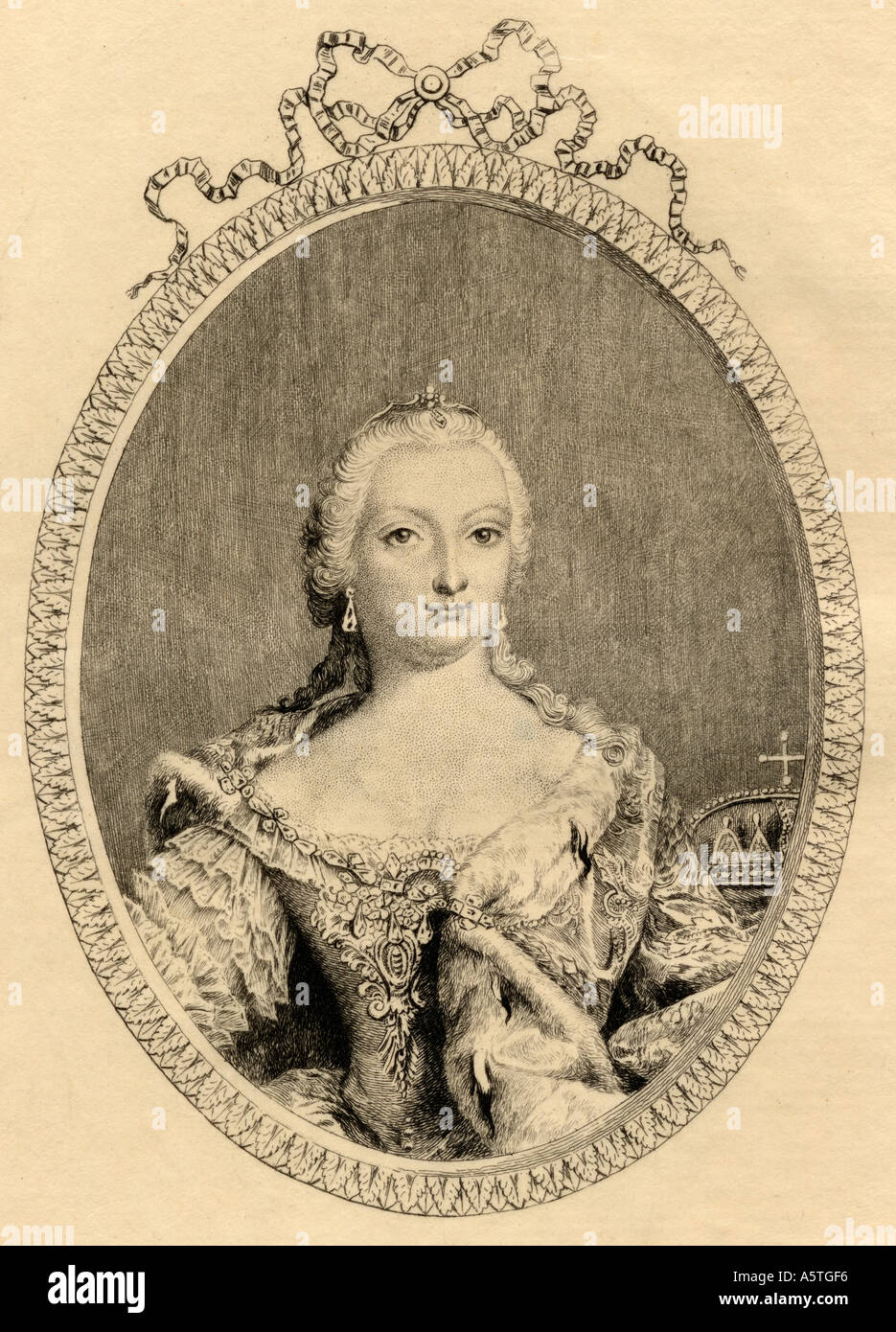 Maria Theresa Walburga Amalia Christina, 1717 - 1780. Ruler of the ...