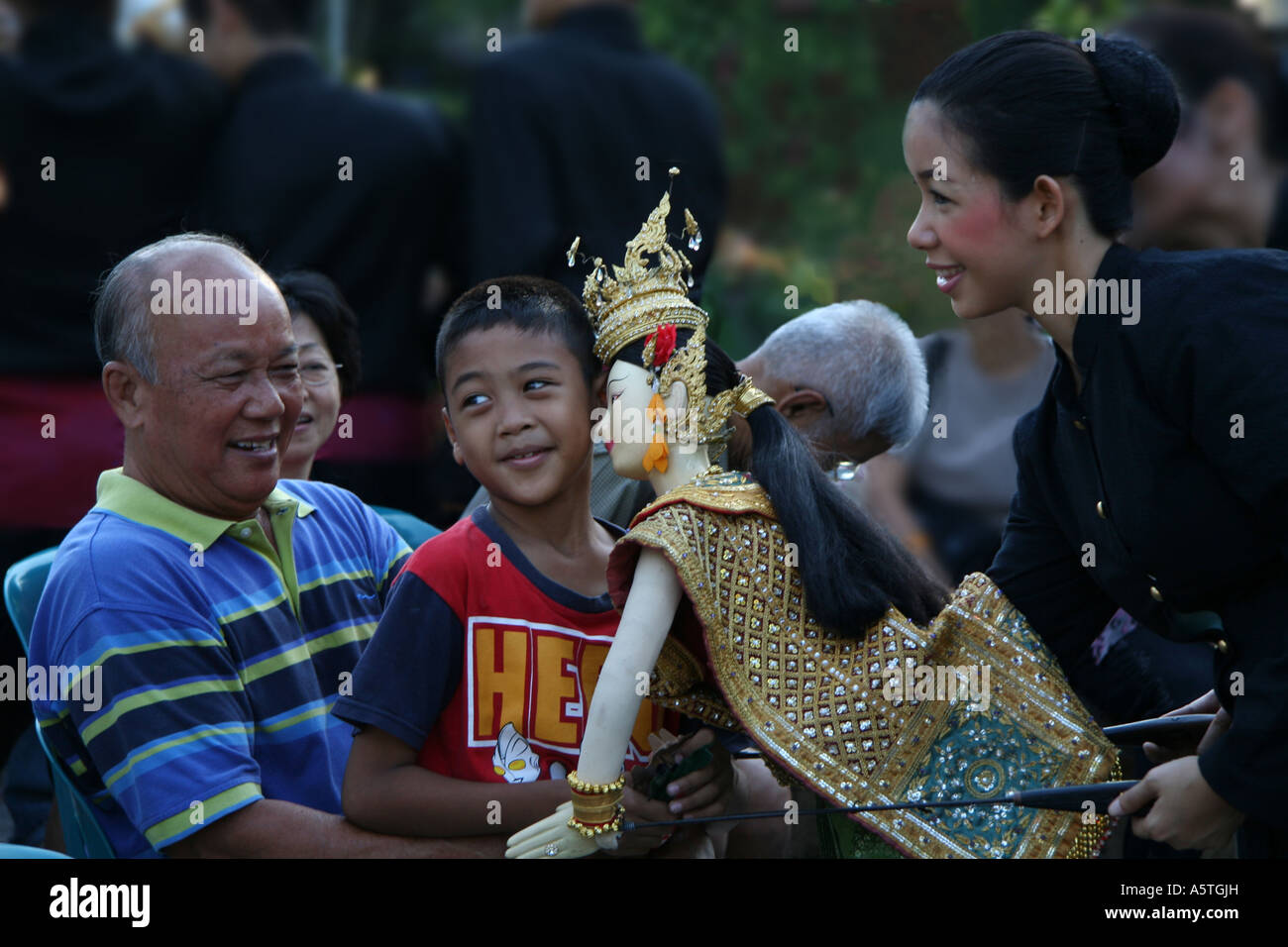 Thai Puppets Stock Photo