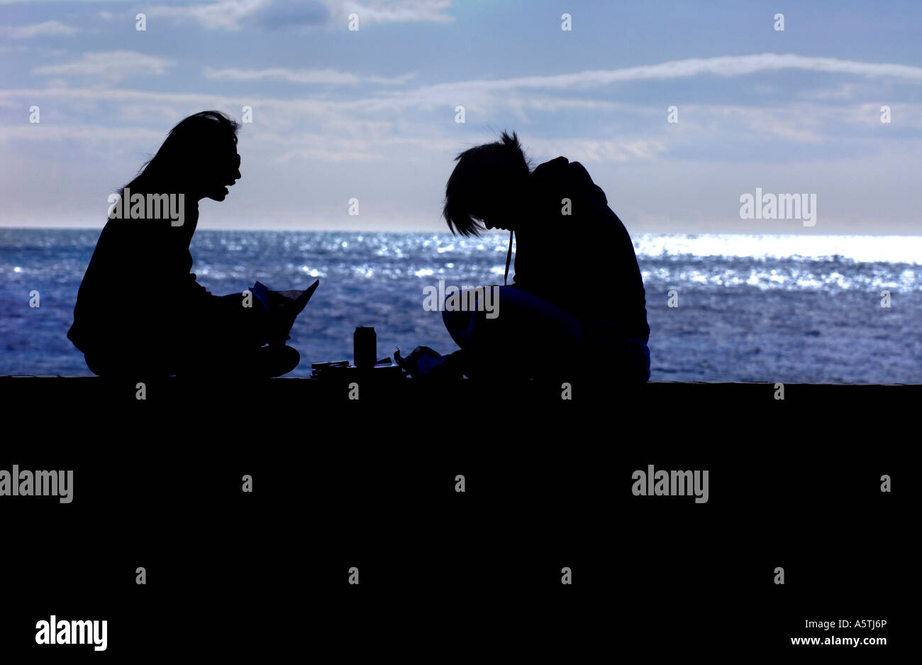 Sad Couple And Silhouette High Resolution Stock Photography and Images ...
