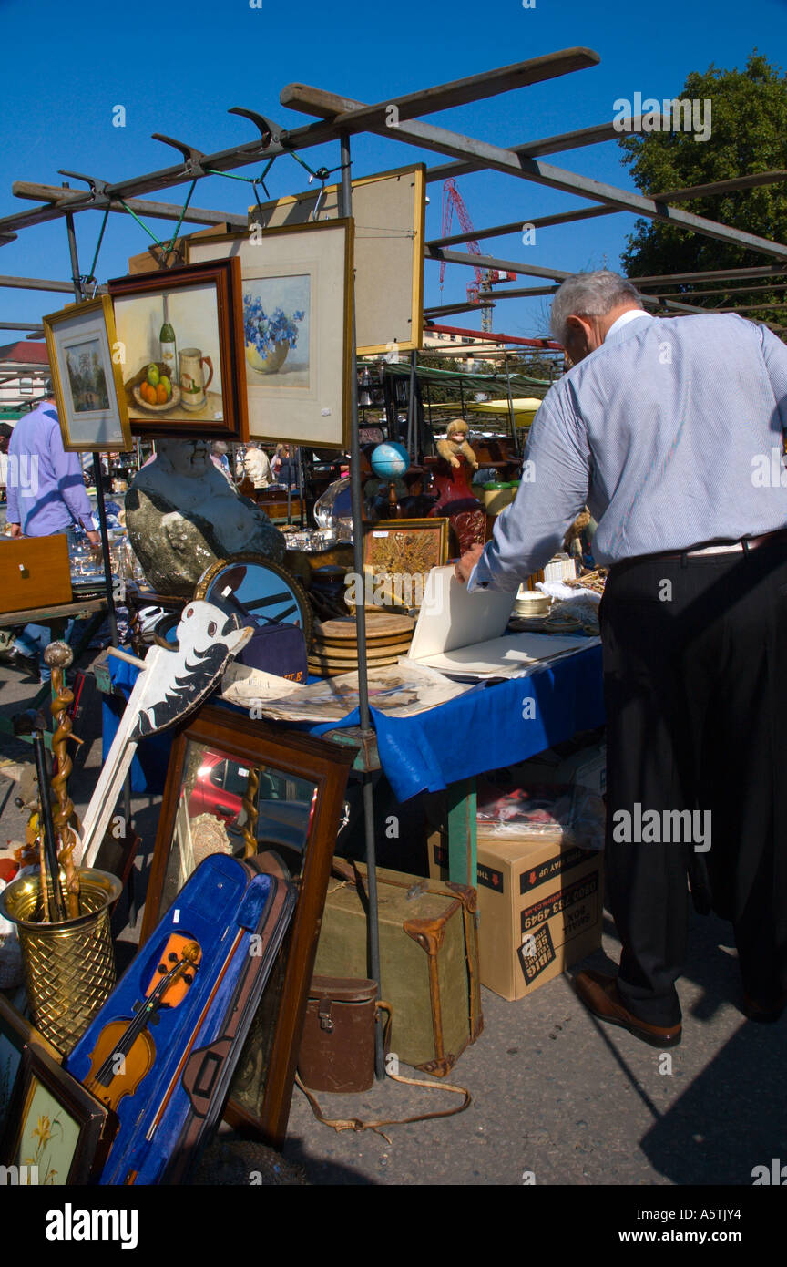 Bermondsey antiques market London England UK Stock Photo - Alamy