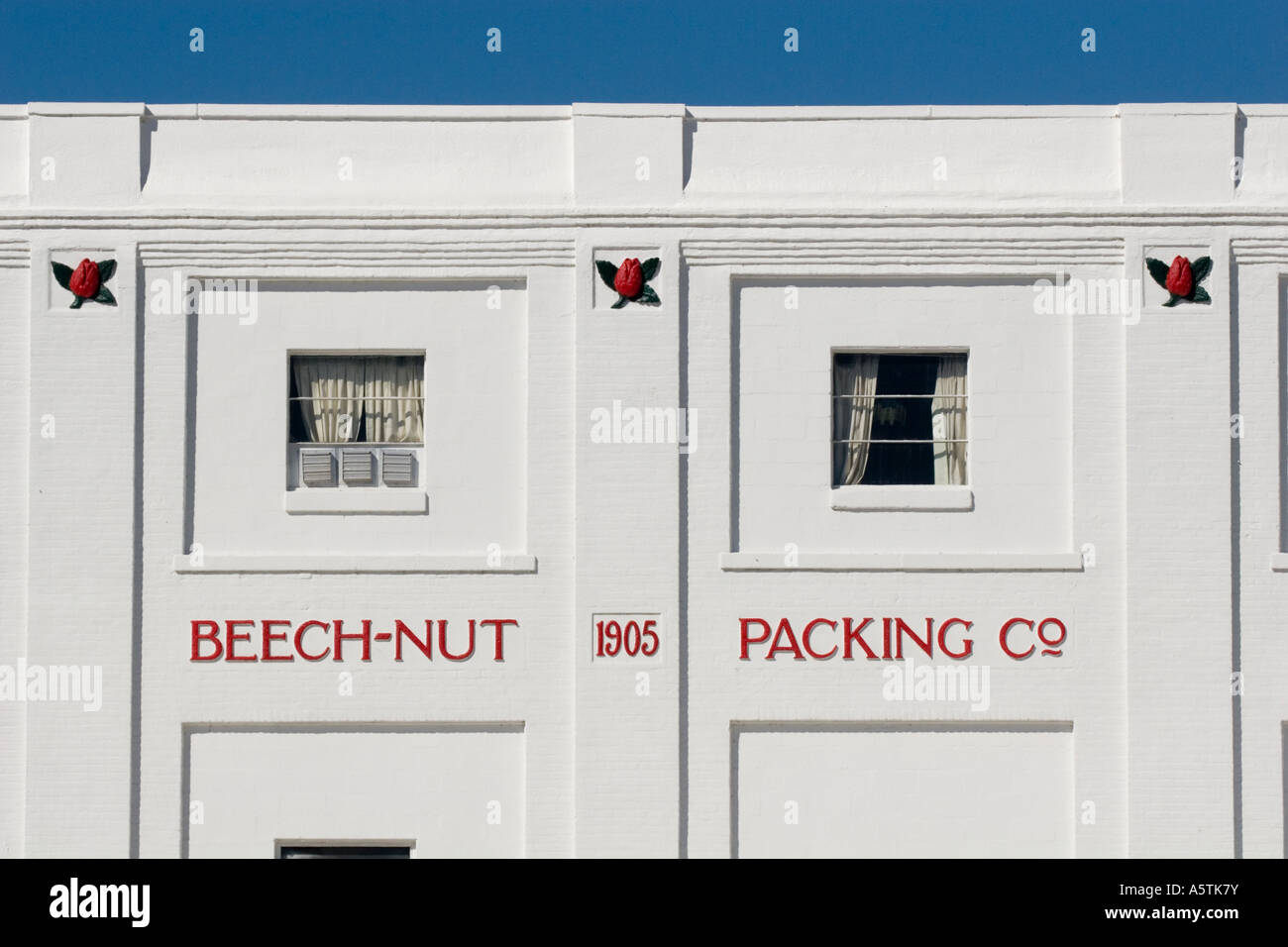 Beech Nut Corporation began as a meat packing company Canajoharie New York Stock Photo