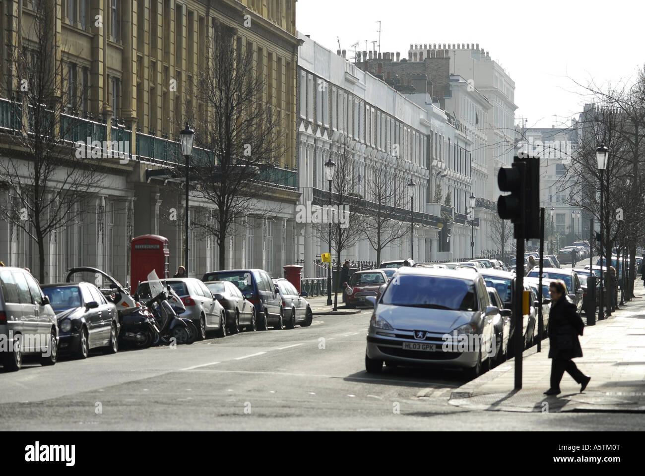 street scene, notting hill, london, england Stock Photo Alamy