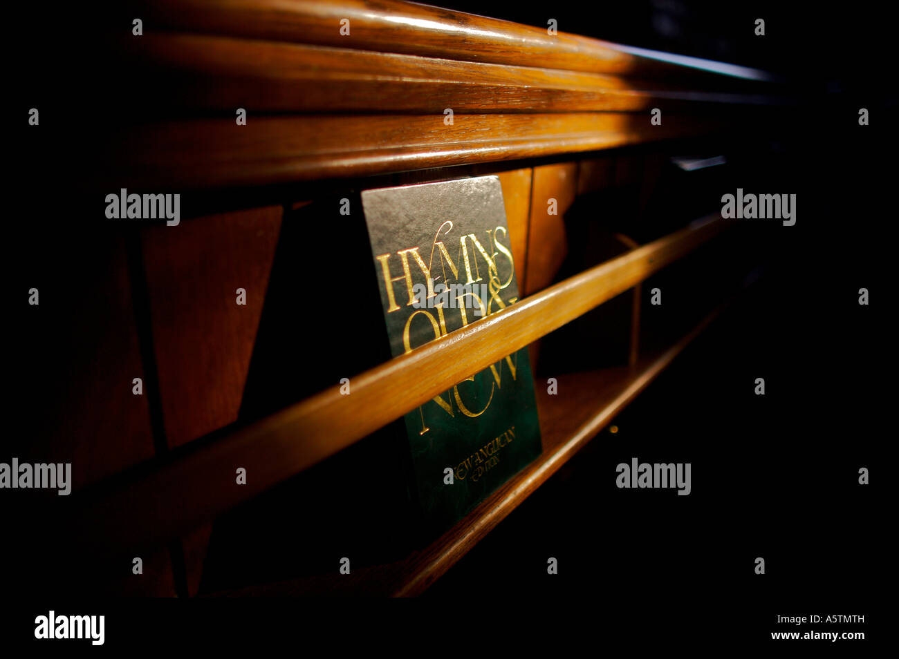 Hymn book pew hi-res stock photography and images - Alamy
