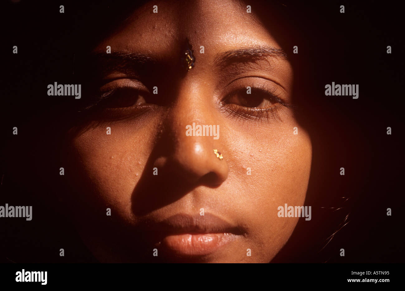 Teenager Ahmdabad Gujarat India Stock Photo Alamy