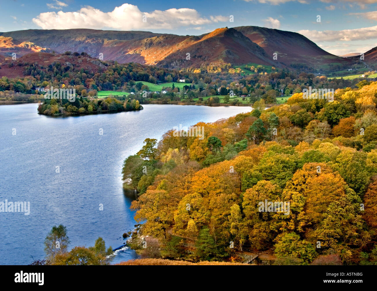 View of Grasmere, Helm Crag and Grasmere Common, Near Grasmere, Lake