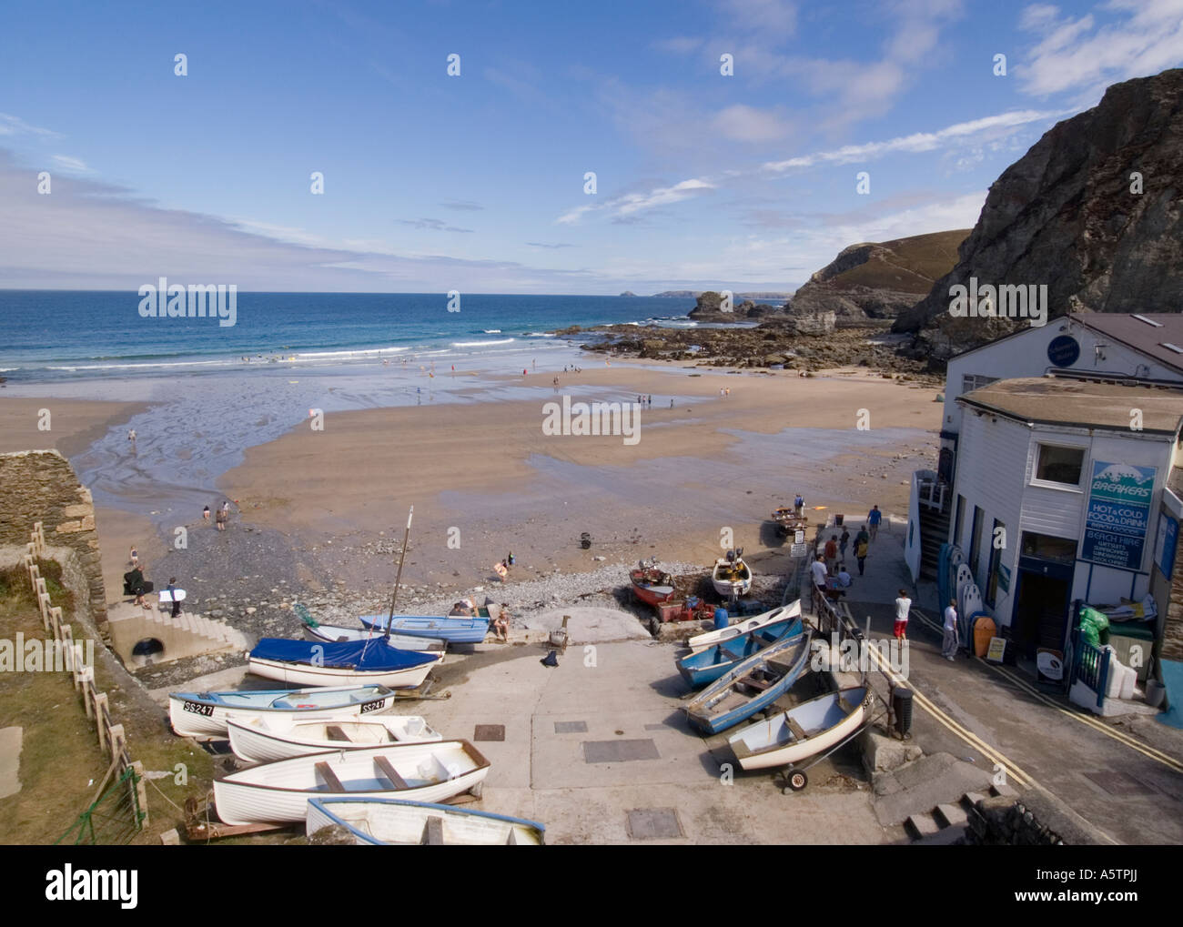 Trevaunance Cove, St Agnes, Cornwall England UK Stock Photo Alamy