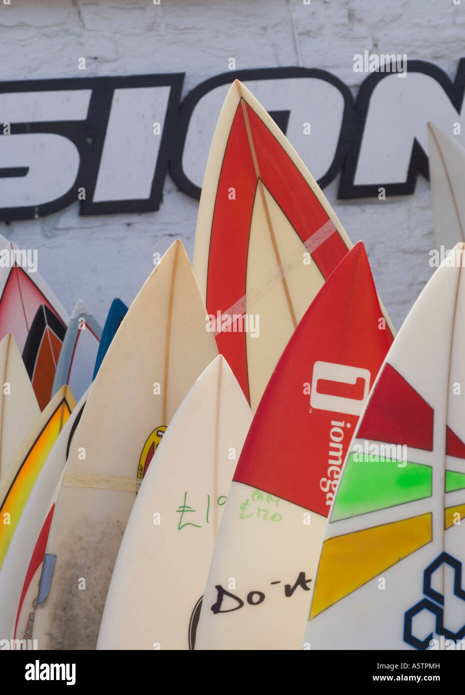 Surfboards for sale hires stock photography and images Alamy