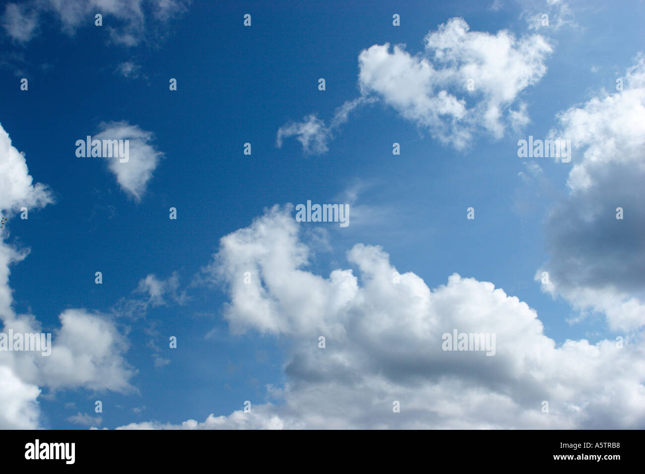Blue sky and Clouds Stock Photo