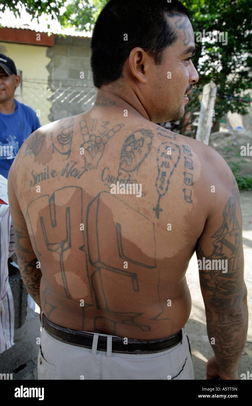 Gang member tattoos hi-res stock photography and images - Alamy