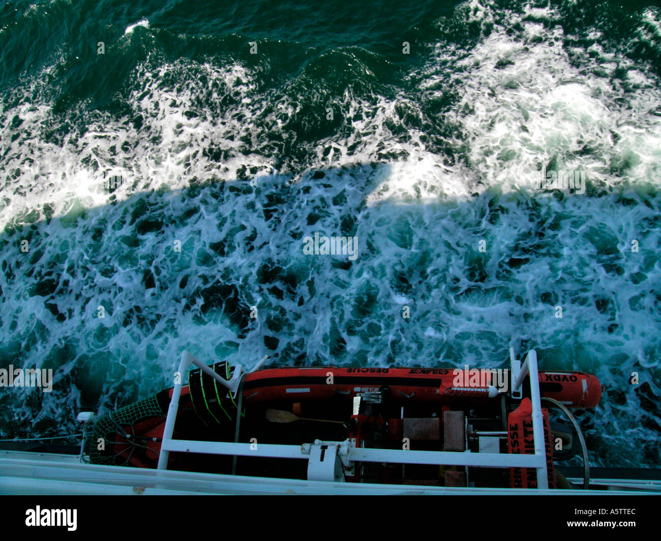 lifeboat at a ship Stock Photo - Alamy