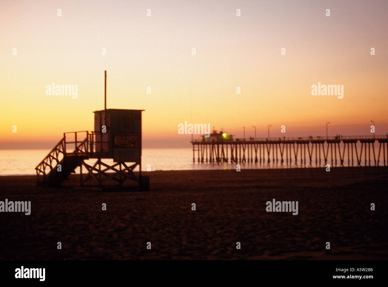 Hermosa beach california usa stock photo alamy