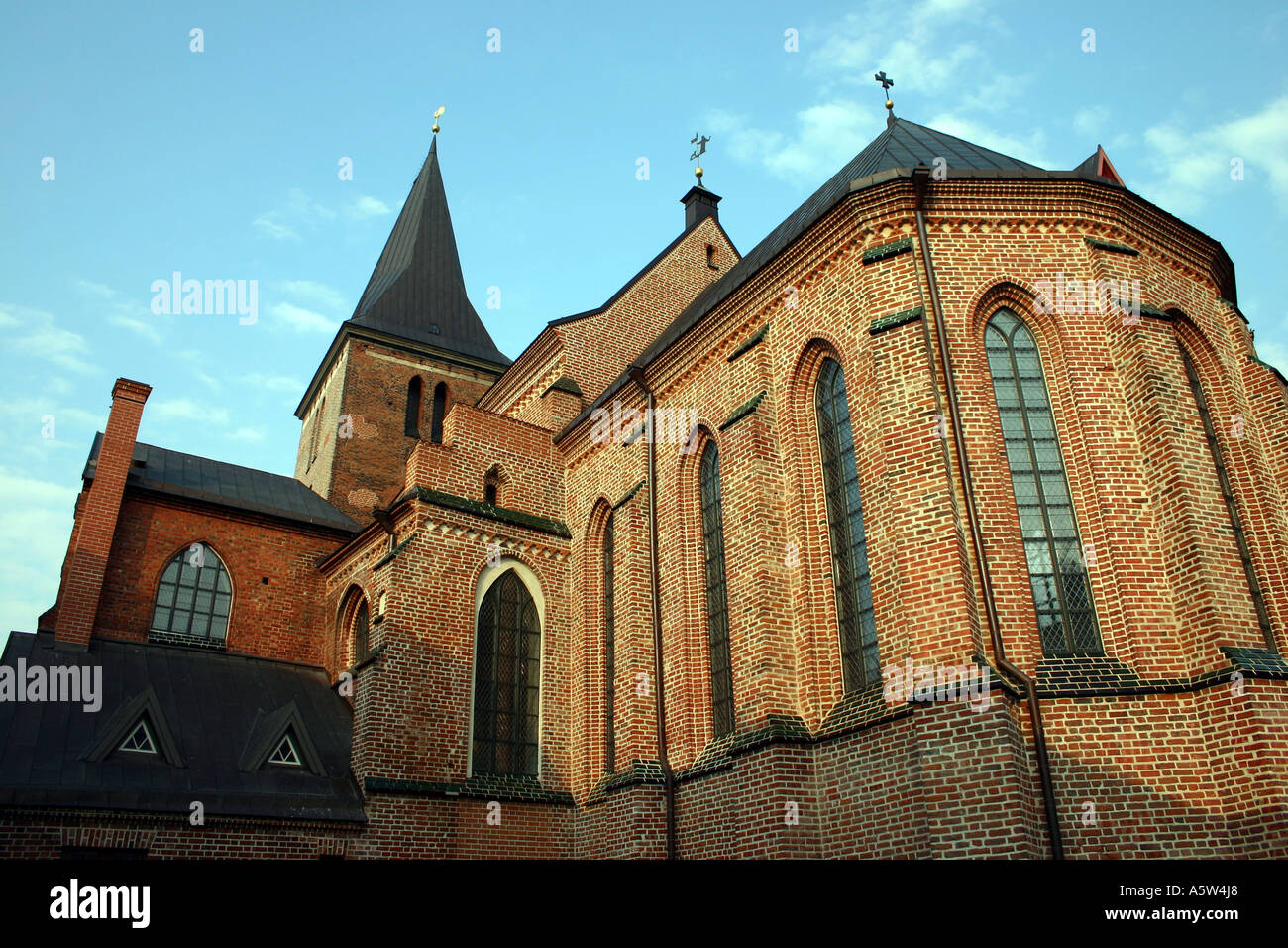 ELISABETH CHURCH, PARNU in Estonia Stock Photo