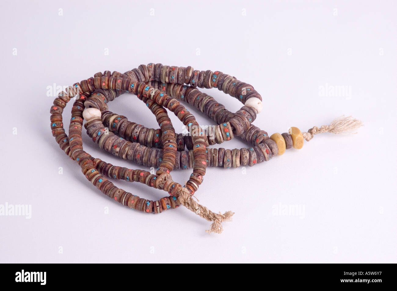 Stock photo of Two strings of mala beads, Tibetan worry beads. DSC 8668