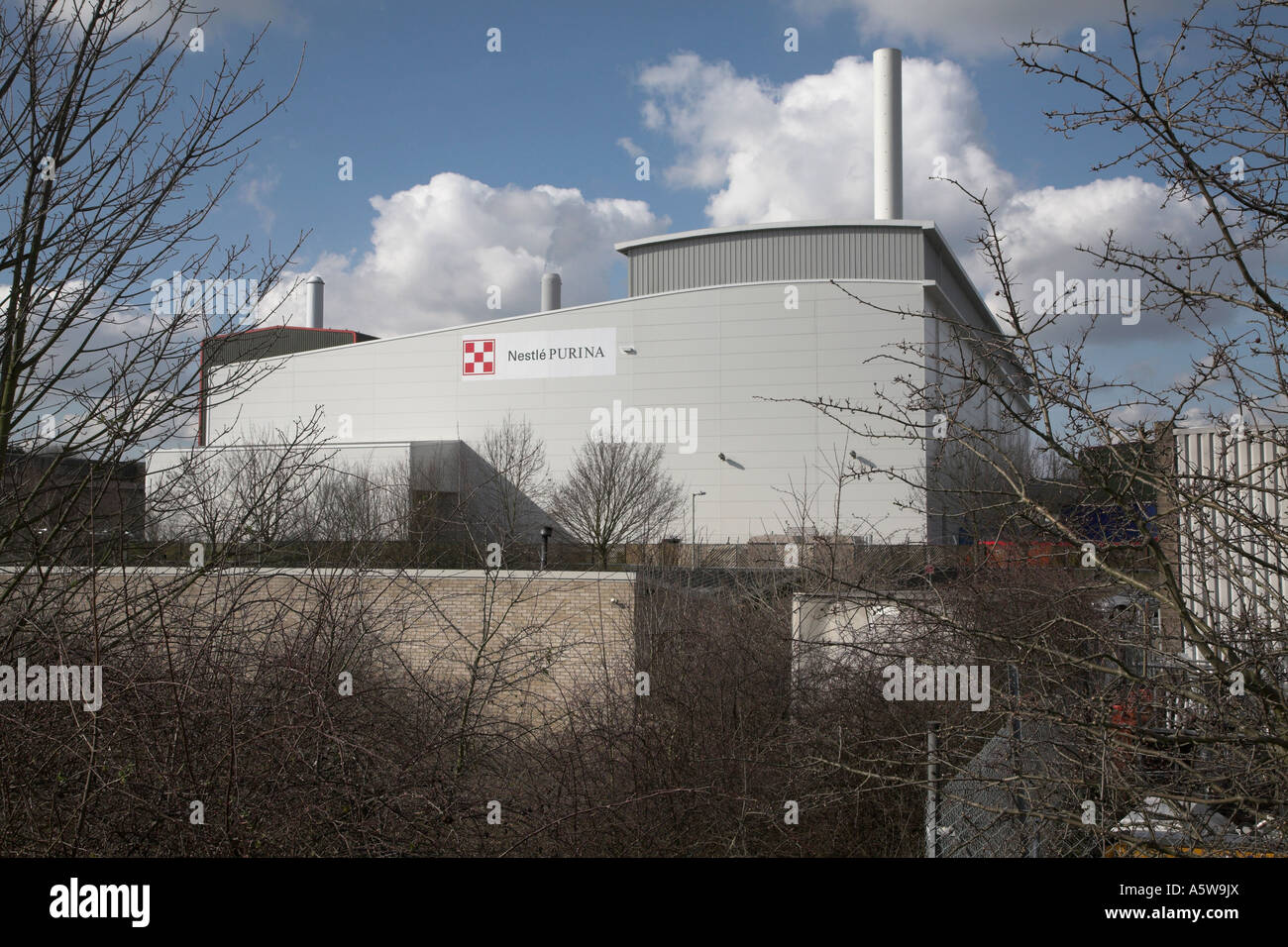 Nestle Purina pet food factory, Sudbury, Suffolk, England Stock Photo