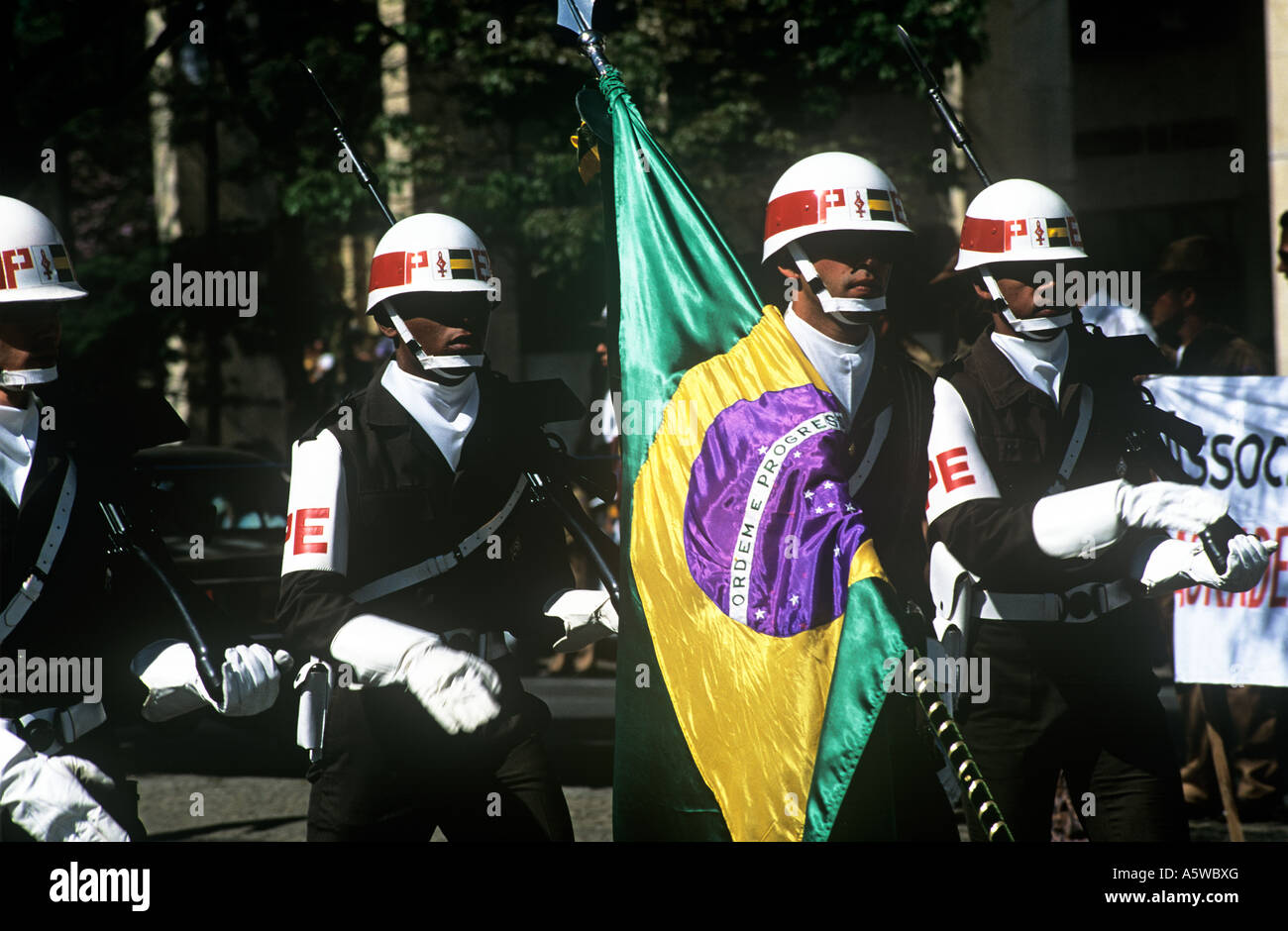 National Day Parade, Belo Horizonte, Minas Gerias, Brazil Stock Photo