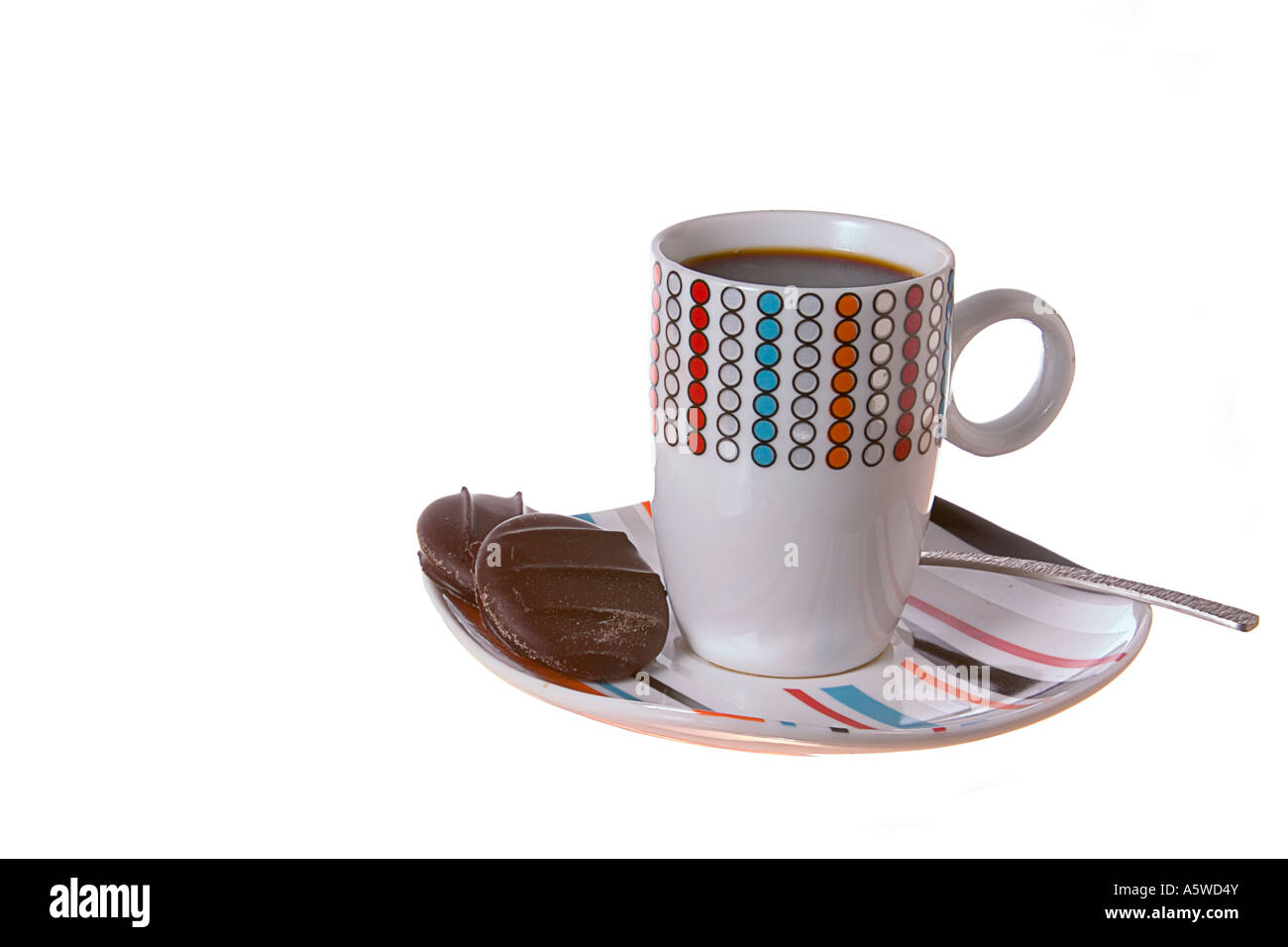 Coffee cup isolated on a white background Stock Photo - Alamy