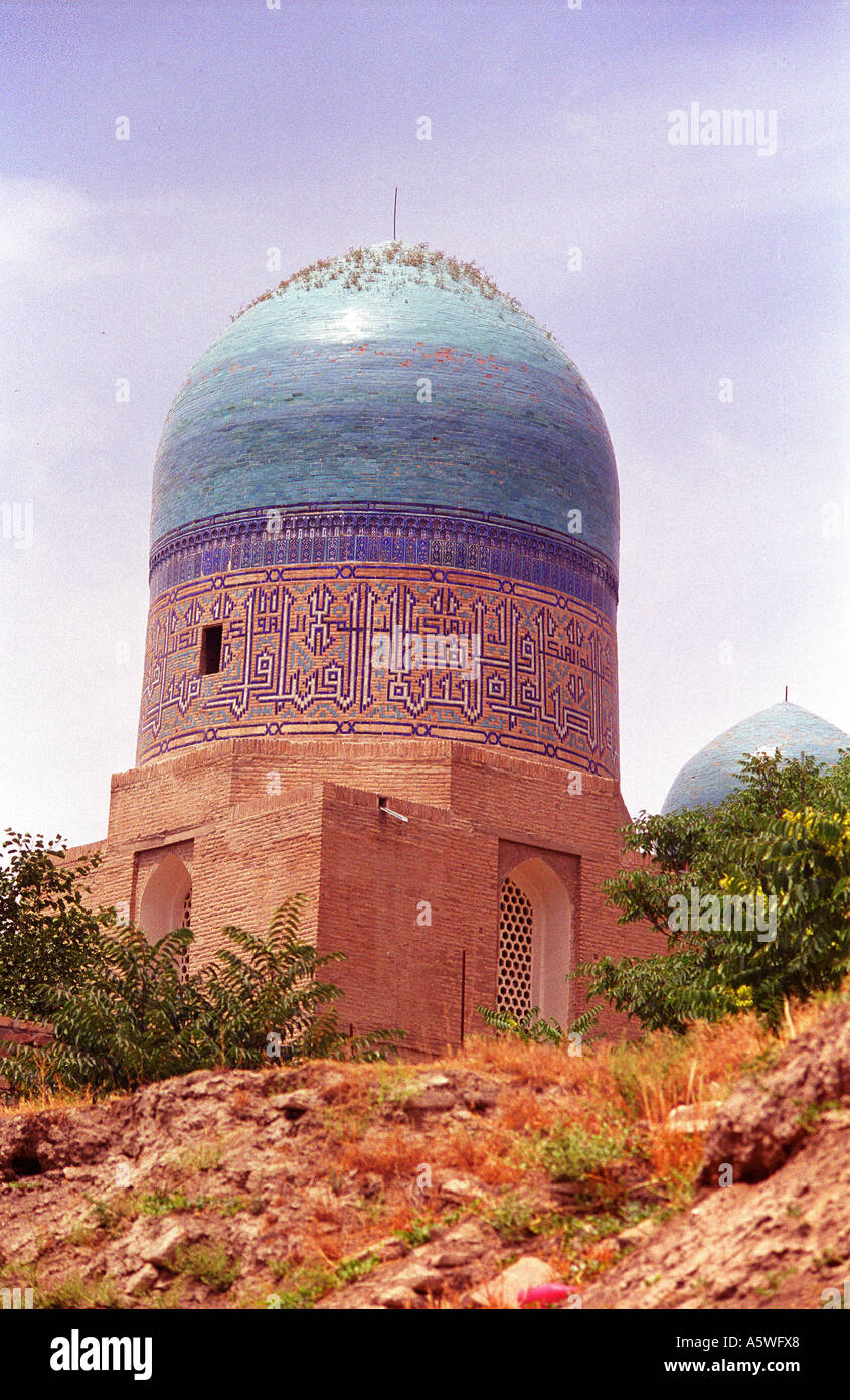 Shah I Zindah Samarkand city Uzbekistan Stock Photo