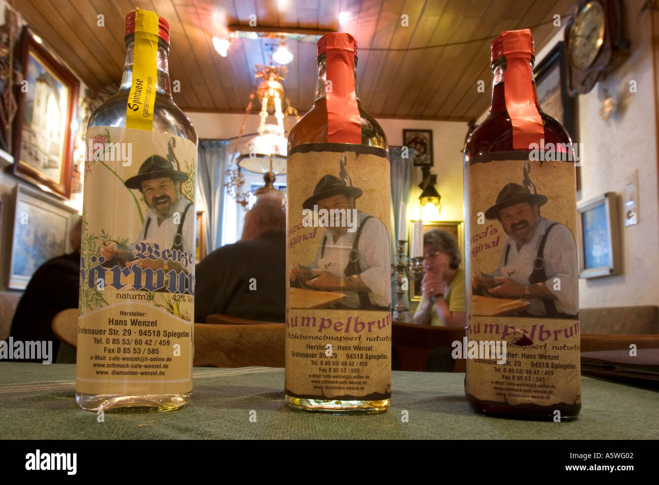 schnapps in Bavarian Forest Germany Stock Photo Alamy