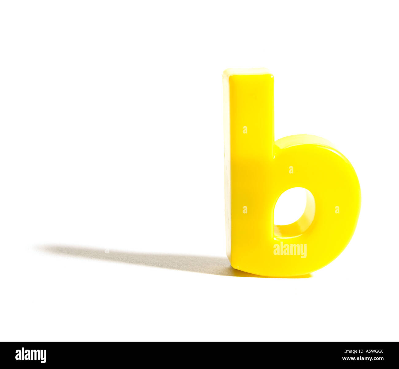 a yellow letter b fridge Stock Photo Alamy