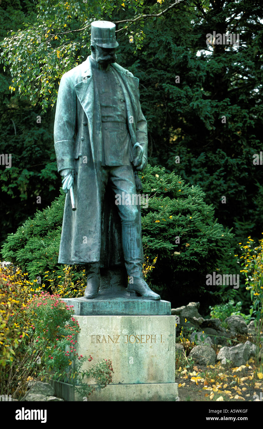 Vienna statue of kaiser Franz Joseph I Stock Photo
