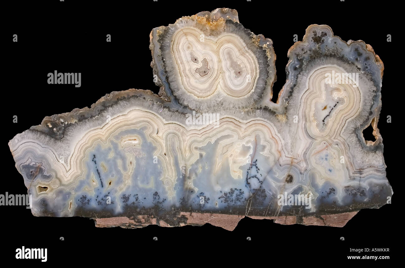 Vein agate Stock Photo